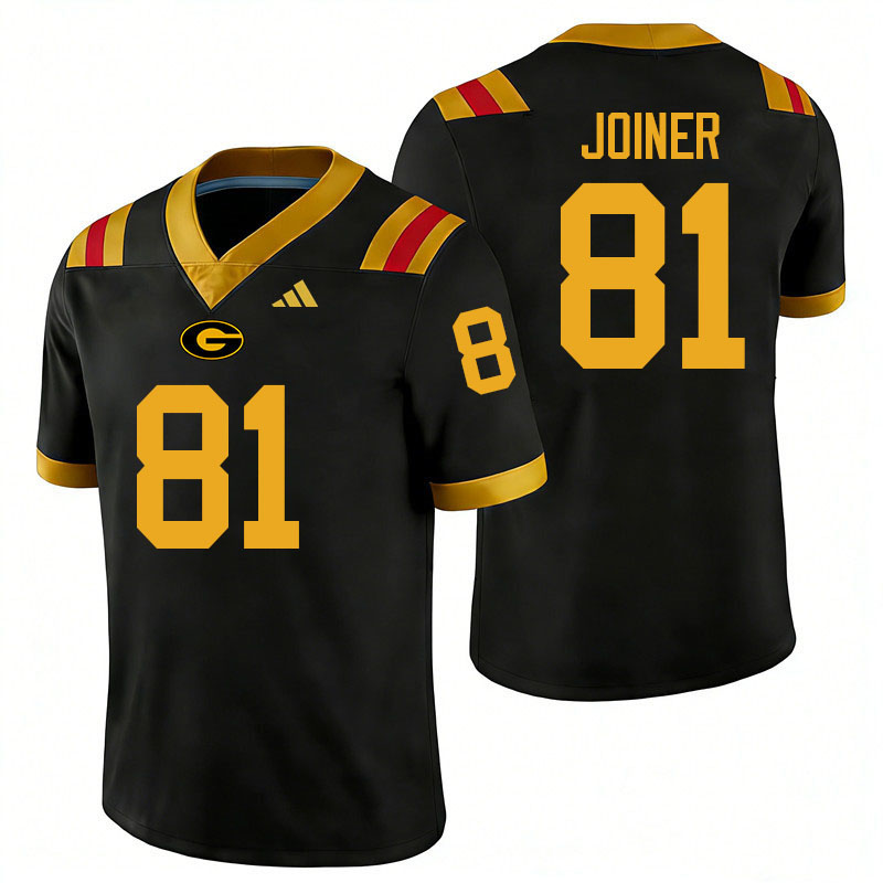 Grambling State Tigers #81 Charlie Joiner College Football Jerseys,Uniforms-Black
